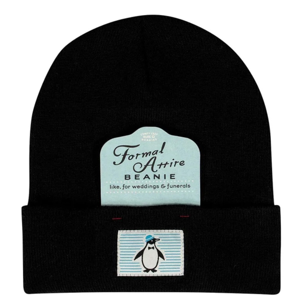 NWT Formal Attire recycled beanie by Blue Q Unisex’s
